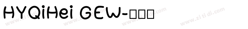 HYQiHei GEW字体转换